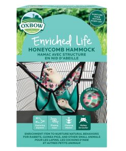 Hamac Structure Nid d&rsquo;Abeilles pour Rongeurs – Oxbow Enriched Life