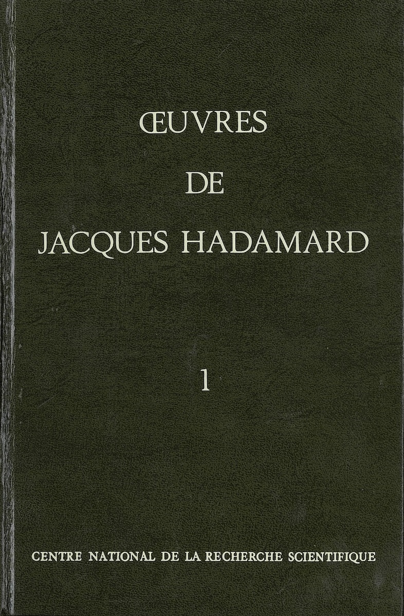 Œuvres de Jacques Hadamard – Image 2
