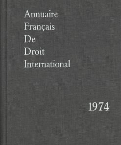 Alternative view of Annuaire français de droit international 20