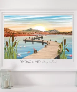 Alternative view of Affiche Peyriac-de-Mer