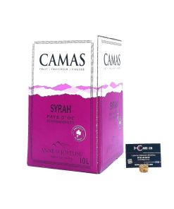 Alternative view of IGP Pays d&rsquo;Oc 2021 – Syrah – BIB 10L – CAMAS