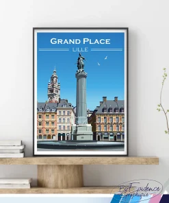 Affiche Lille – Grand Place