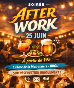 Alternative view of Soirée after work 25/06 – 20h à 21h