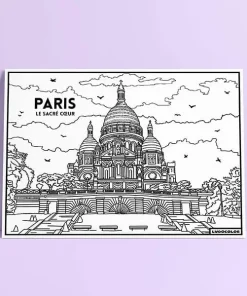 Coloriage en velours Paris – Basilique du Sacré-Cœur