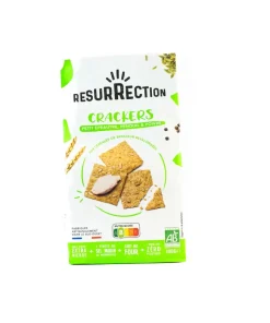 Alternative view of Crackers Résurrection –  drêches, petit épeautre, graines de fenouil BIO (100g