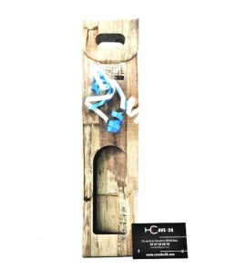 Alternative view of Valisette 1 bouteille – décor bois – pour offrir